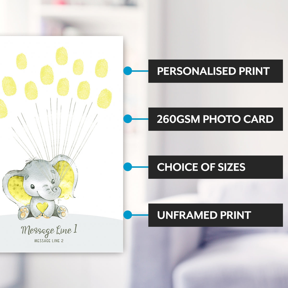 Main features of this fingerprint print