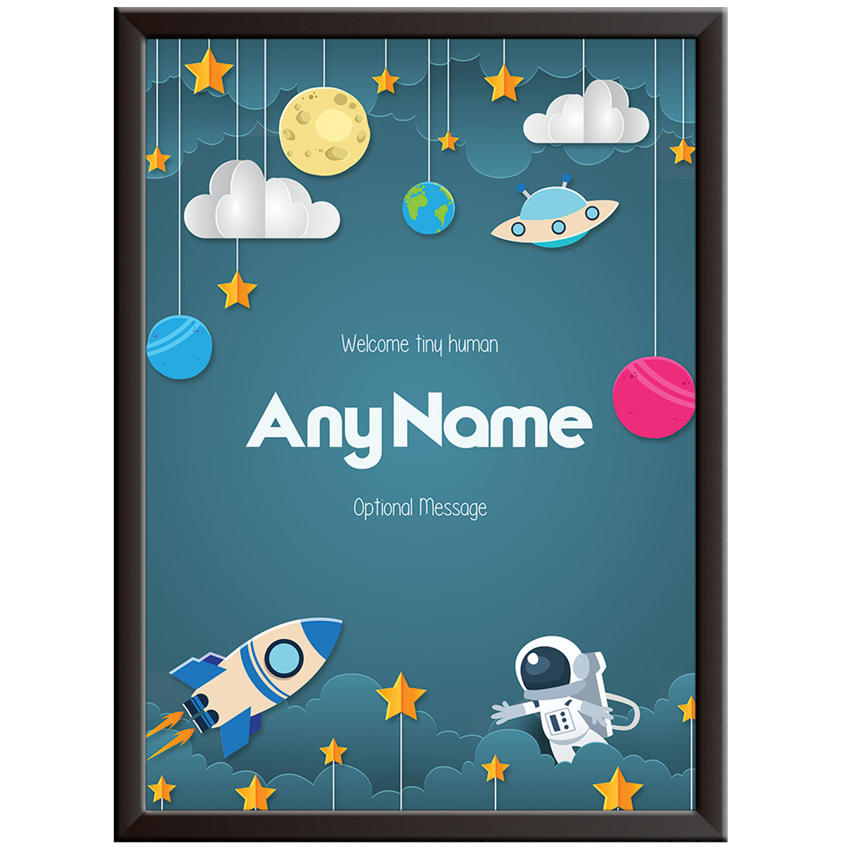 Personalised Welcome Tiny Human Print