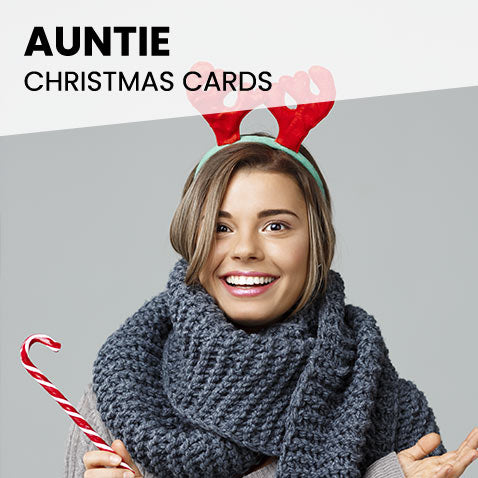 Personalised Auntie Christmas Cards