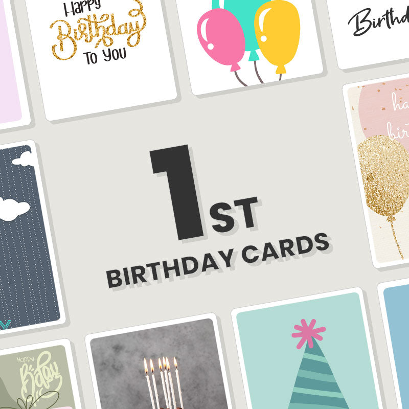 Personalised 1st Birthday Cards