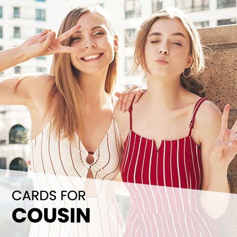 Personalised Cousin Birthday Cards