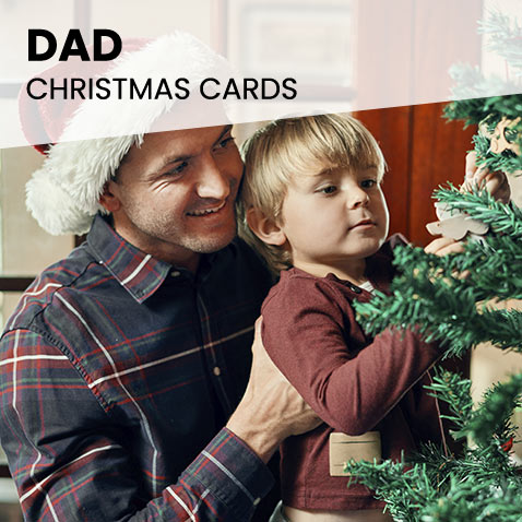 Personalised Dad Christmas Cards