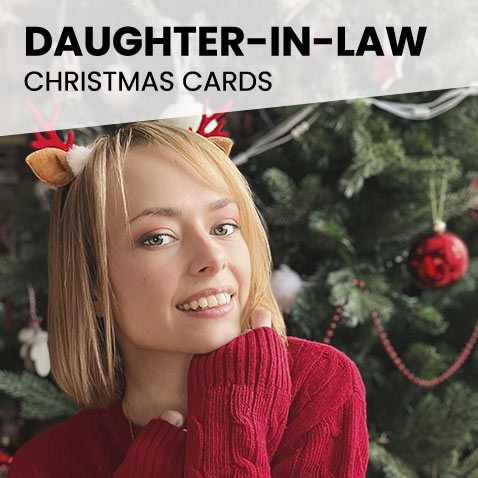 Personalised Daughter in Law Christmas Cards