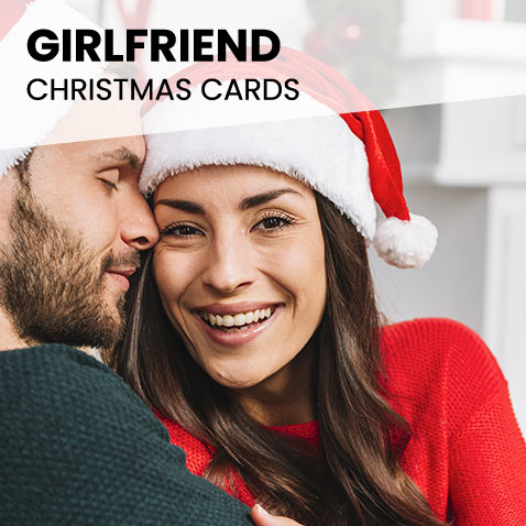Personalised Girlfriend Christmas Cards