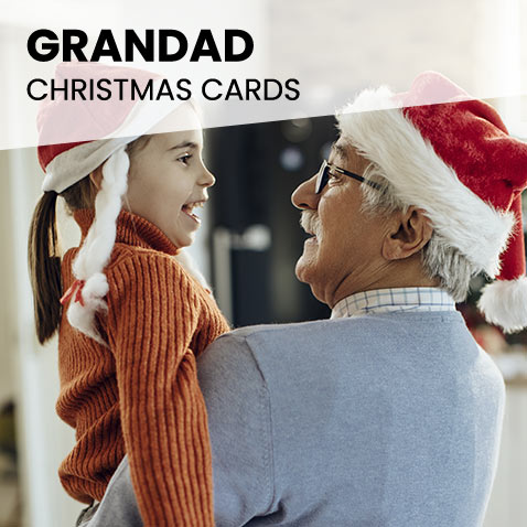 Personalised Grandad Christmas Cards