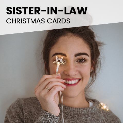 Personalised Sister in Law Christmas Cards