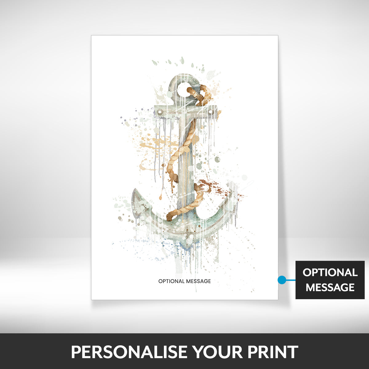 What can be personalised on this pictures for bathroom walls