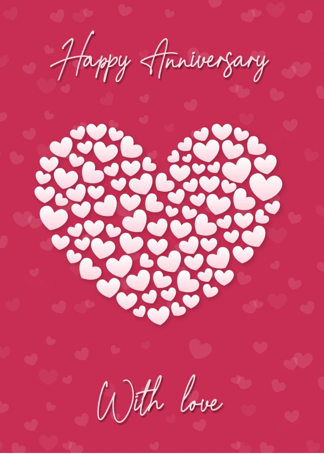 Luxury Anniversary Card for Her - Special Wedding Anniversary Cards for Couples