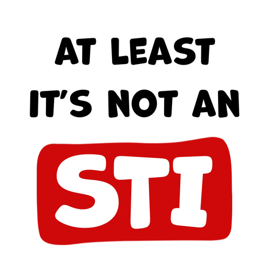 Funny Get Well Soon Cards - Humorous Not an STI Card