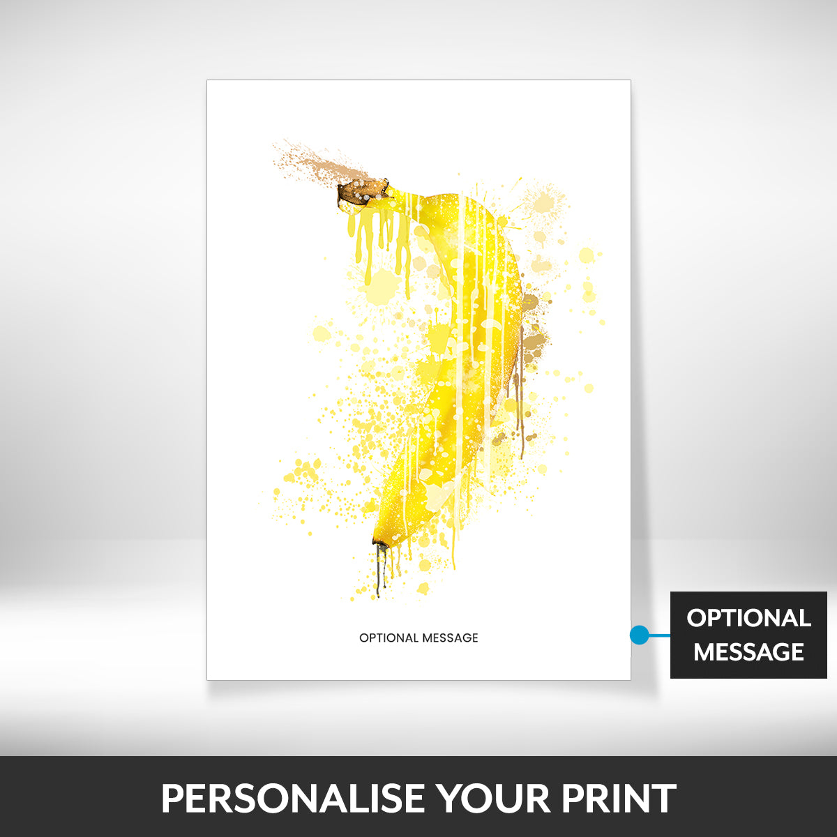 What can be personalised on this wall art for living room