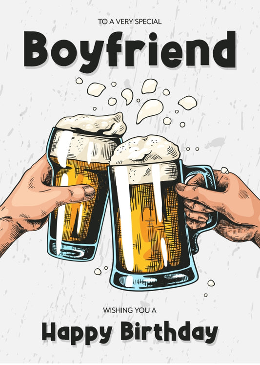 Boyfriend Birthday Card for an Adult Bro on His 18th 20th 30th Birthday and more