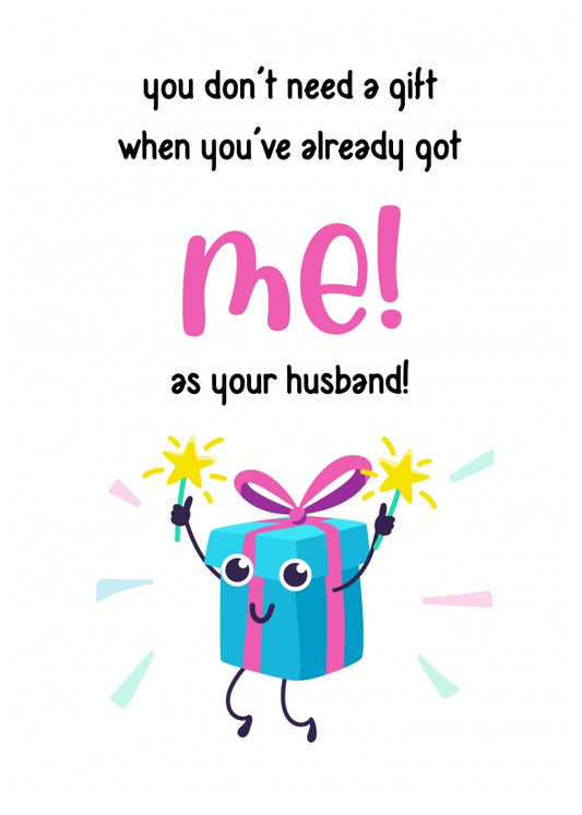 Funny Wife Birthday Card from Husband and Anniversary Card for Wife