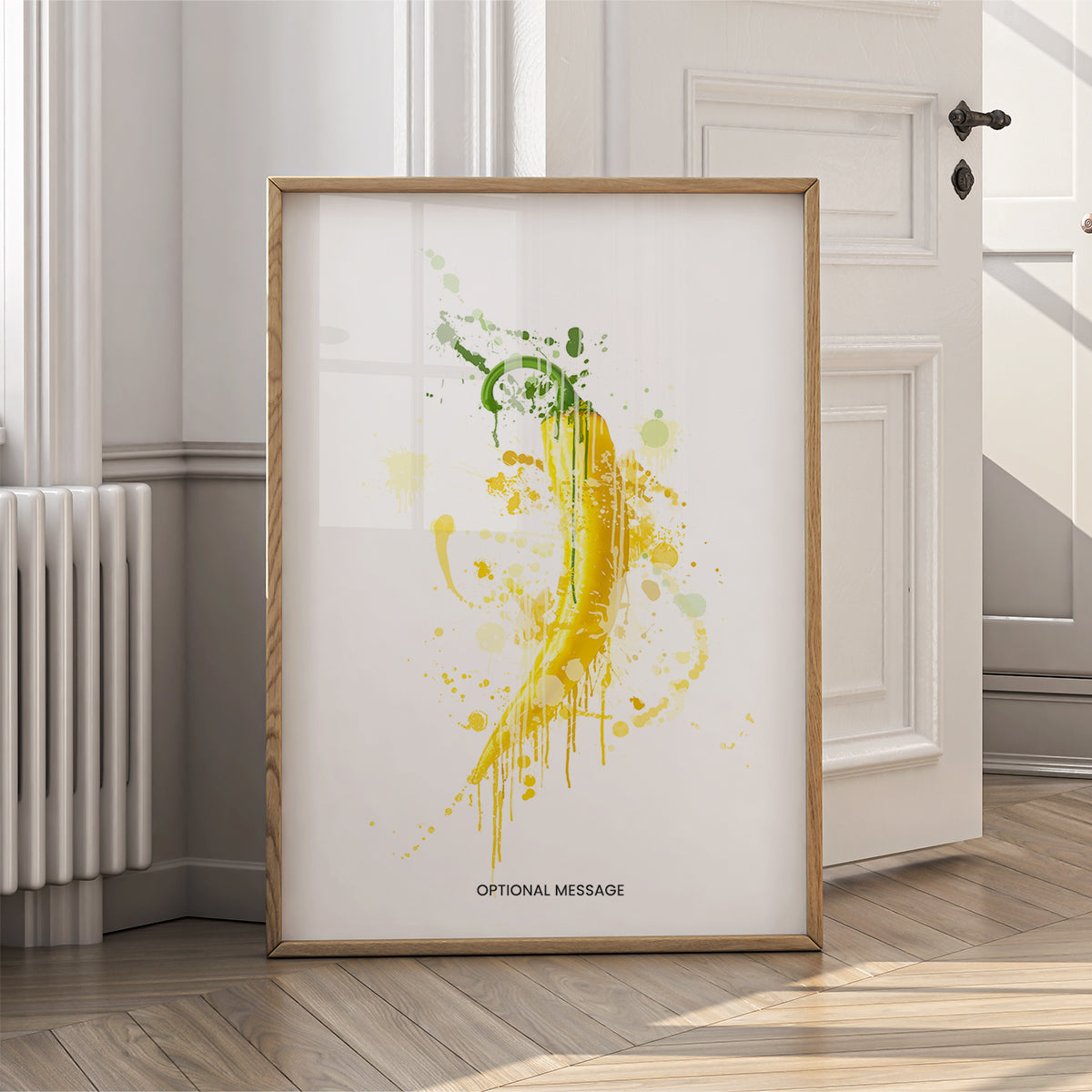 Kitchen Wall Art Decor - Yellow Chilli Pepper - Food - {VARIATION}