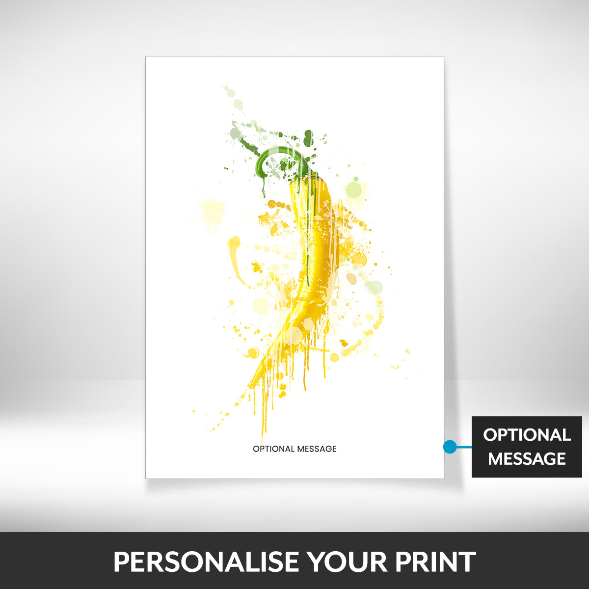 What can be personalised on this pictures for kitchen walls