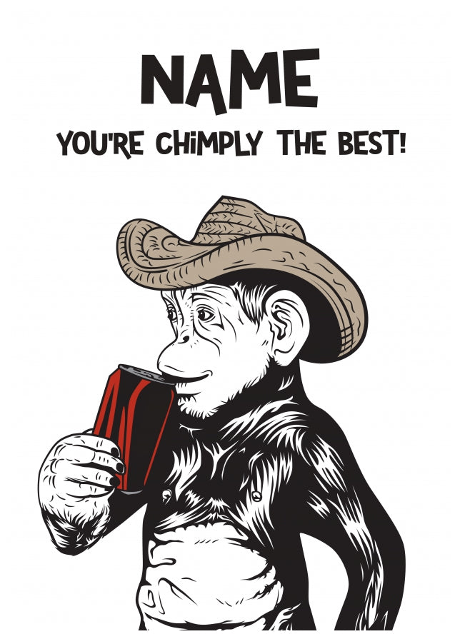 Simply the BEST Thank You Card for Him or Her - Personalised Thank You Card (Chimply)