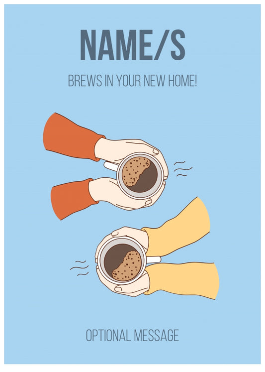 House Warming Cards - Brews in New Home