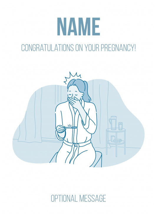 Personalised Congratulations Cards - Pregnancy