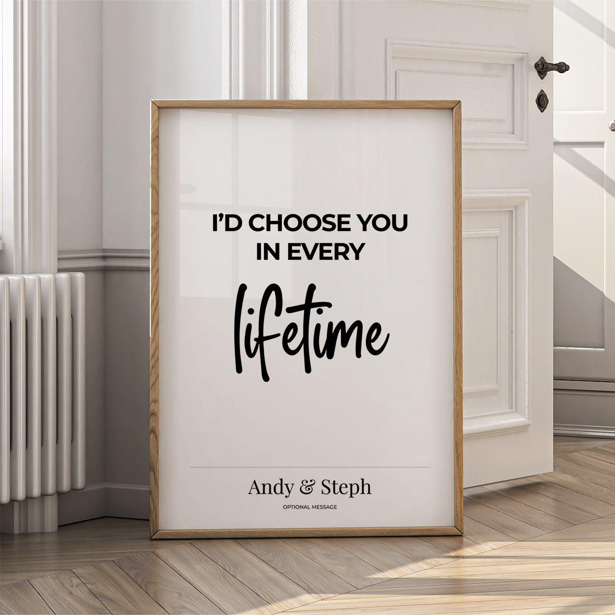 Couples Affirmation Poster - Choose You in Every Lifetime - {VARIATION}