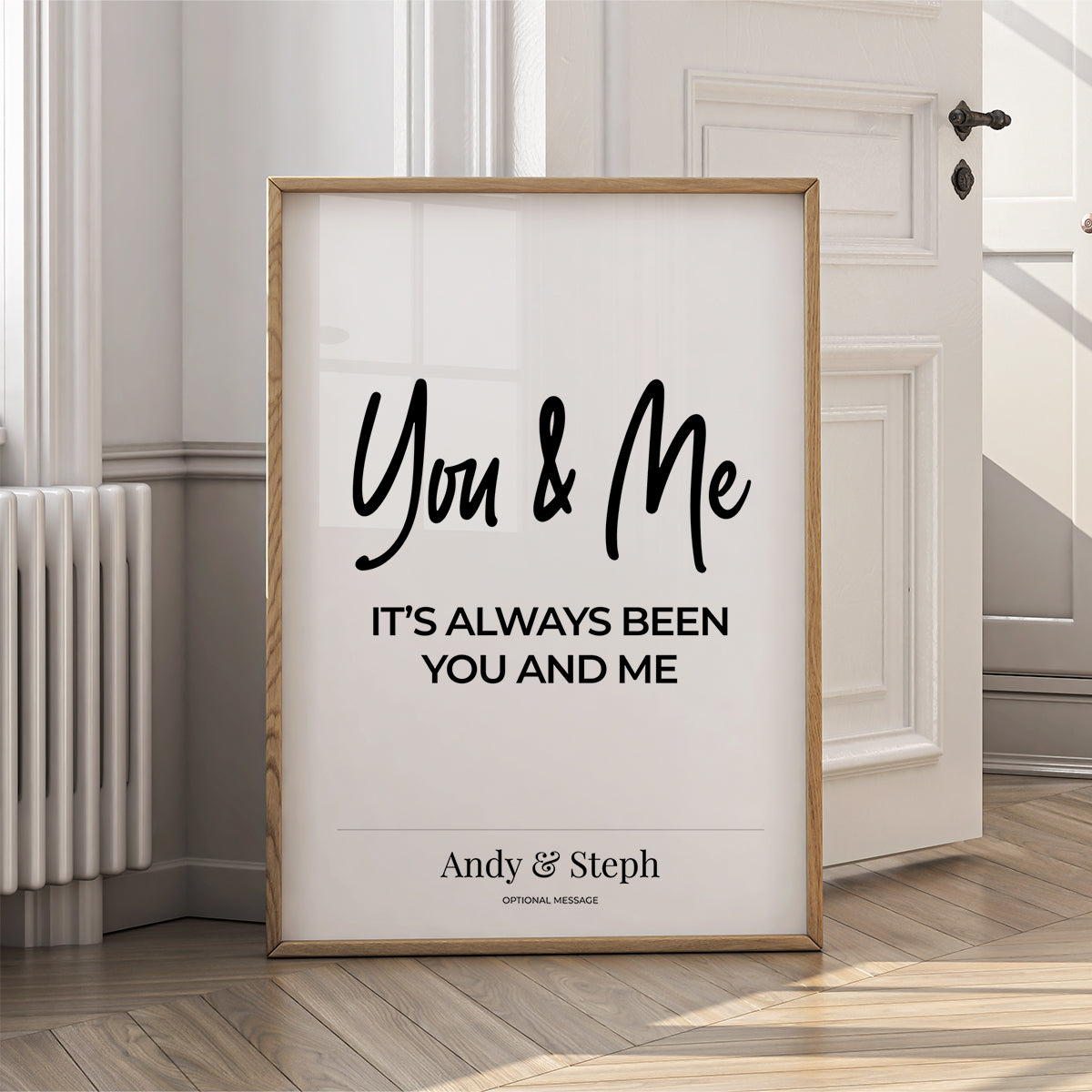 Couples Affirmation Poster - Always You and Me - {VARIATION}