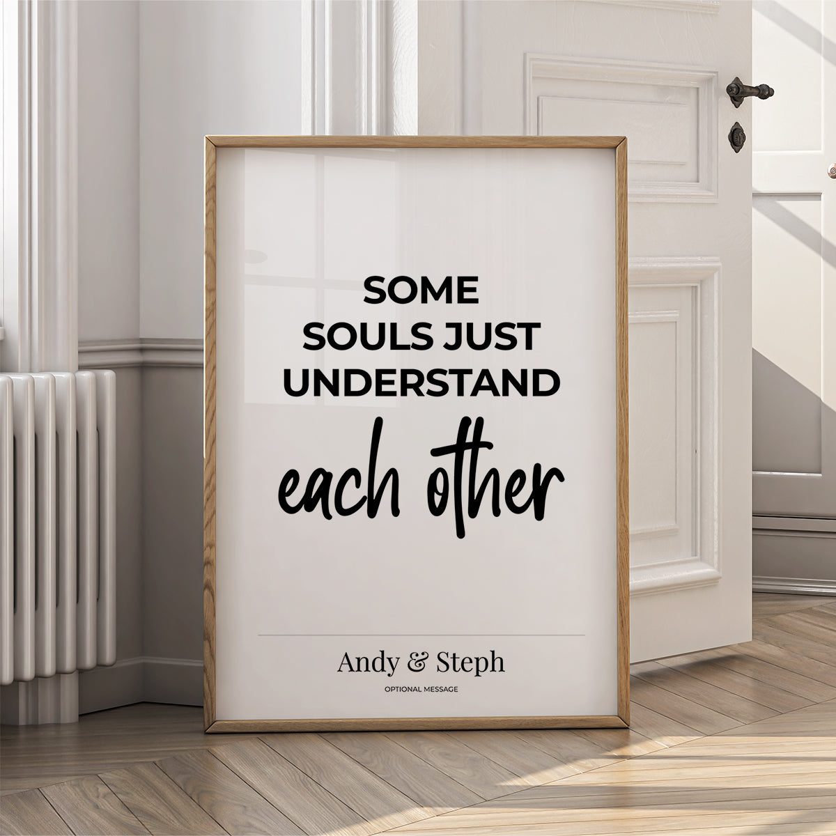 Couples Affirmation Poster - Souls Understand Each Other - {VARIATION}