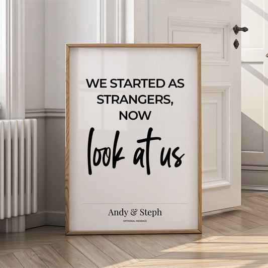 Couples Affirmation Poster - Now Look At Us - {VARIATION}