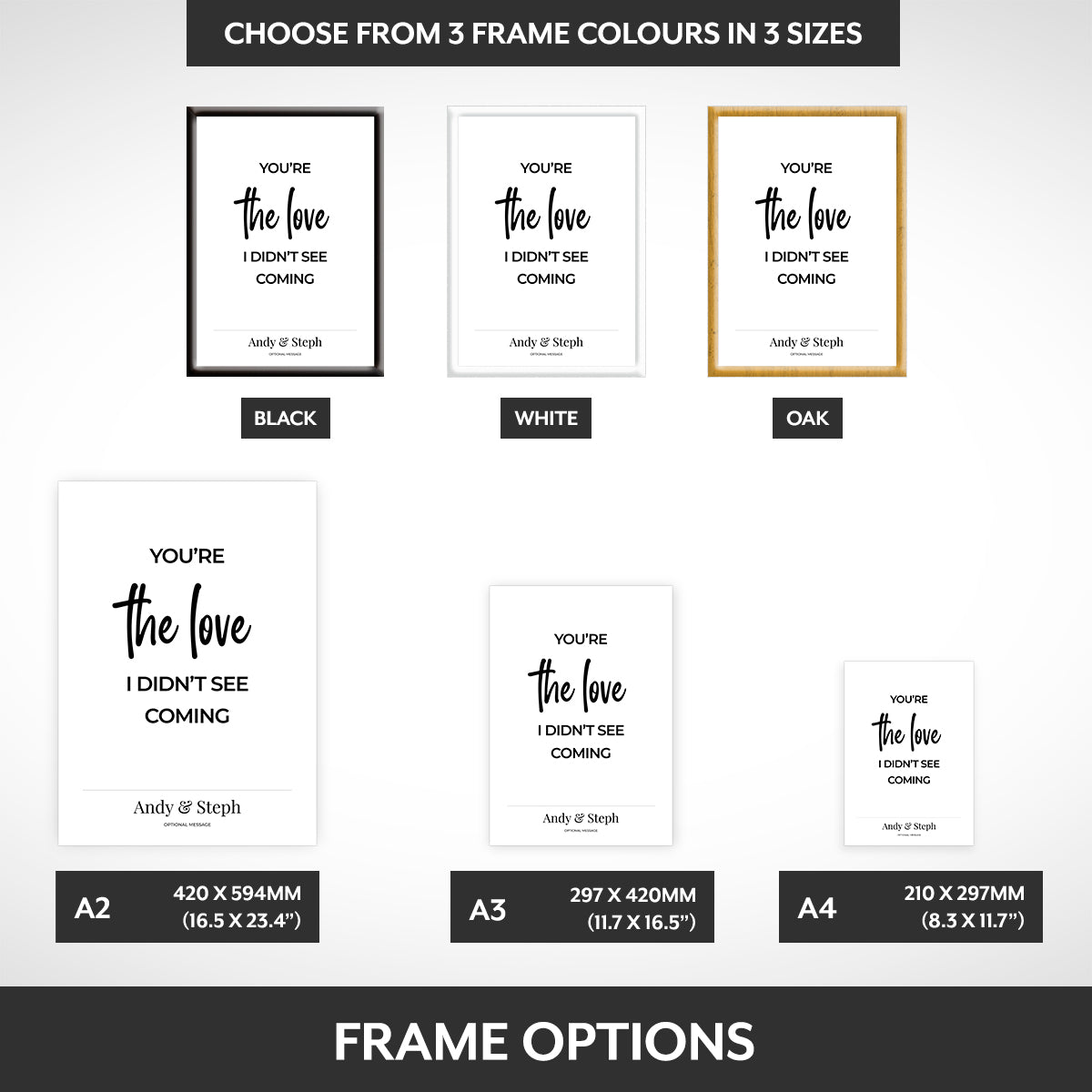Frame options