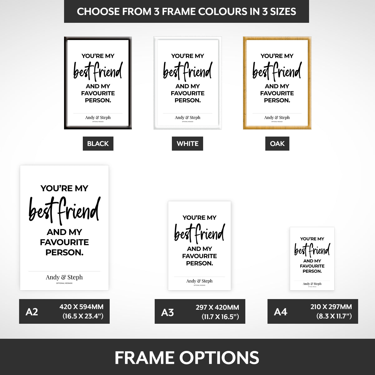 Frame options