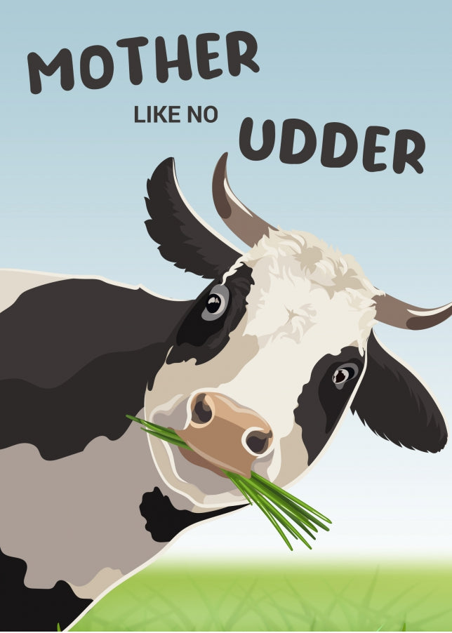 Mother Like No Udder! Humorous Mother's Day Card for Mum