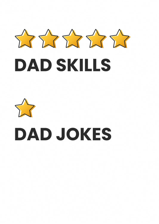 Funny Father's Day Card From Son or Daughter - Dad Jokes Humour for Him