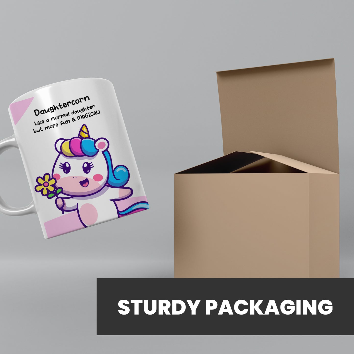 Gifts for daughter dispatched in sturdy packaging