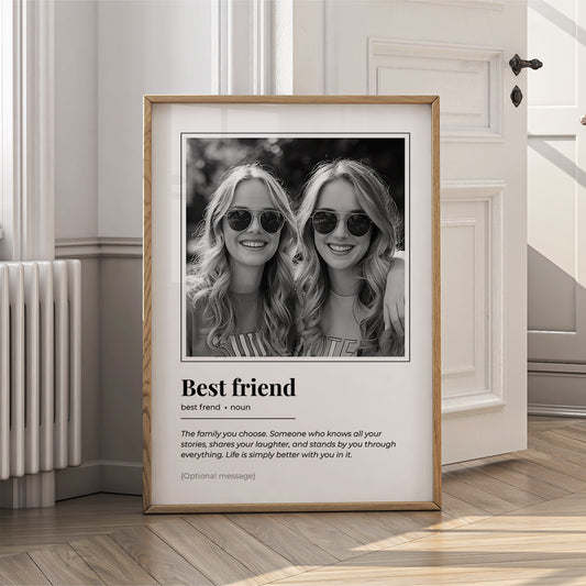 Personalised Wall Art Print for Best Friend - Definition Poster - {VARIATION}