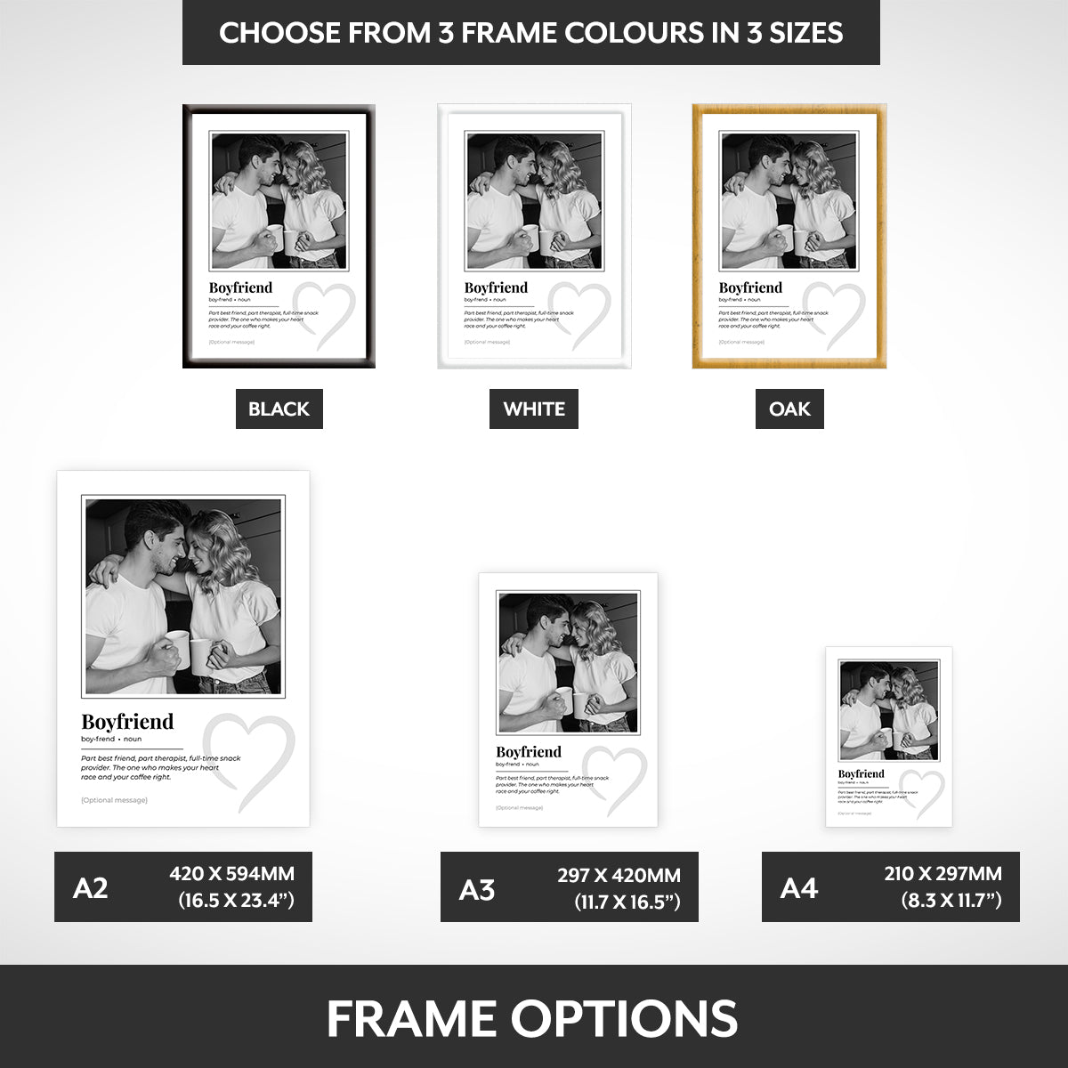 Frame options