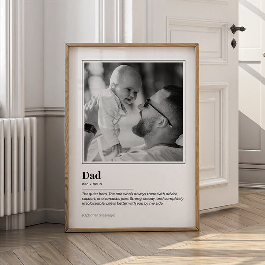 Personalised Wall Art Print for Dad - Definition Poster - {VARIATION}