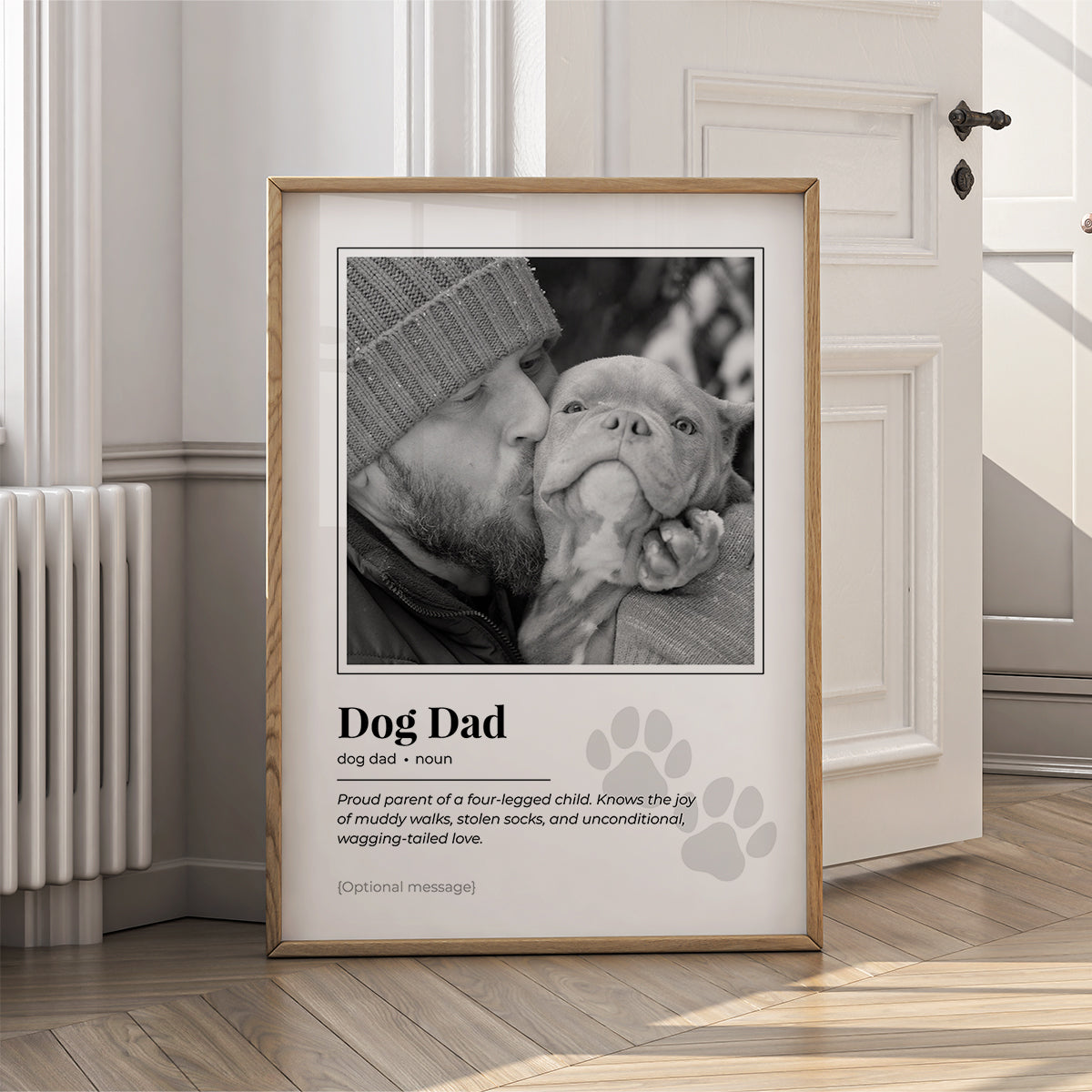 Personalised Wall Art Print for Dog Dad - Definition Poster - {VARIATION}