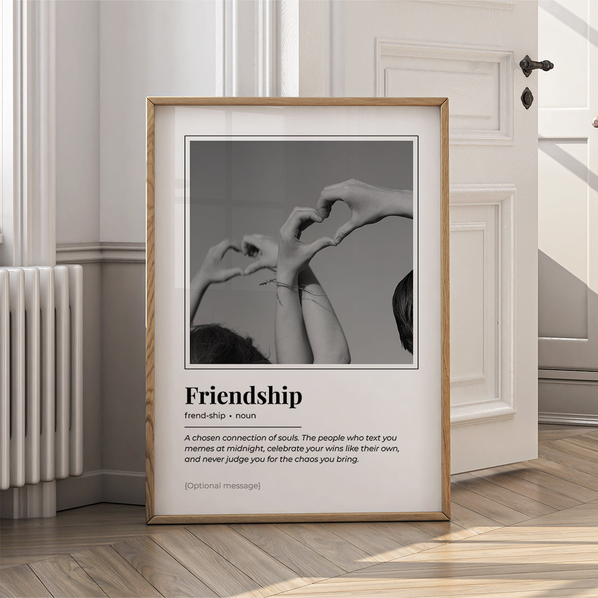 Personalised Wall Art Print for Friendship - Definition Poster - {VARIATION}