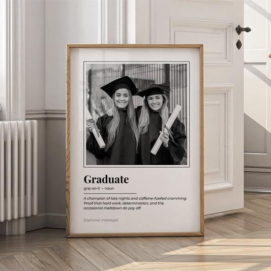 Personalised Wall Art Print for Graduate - Definition Poster - {VARIATION}