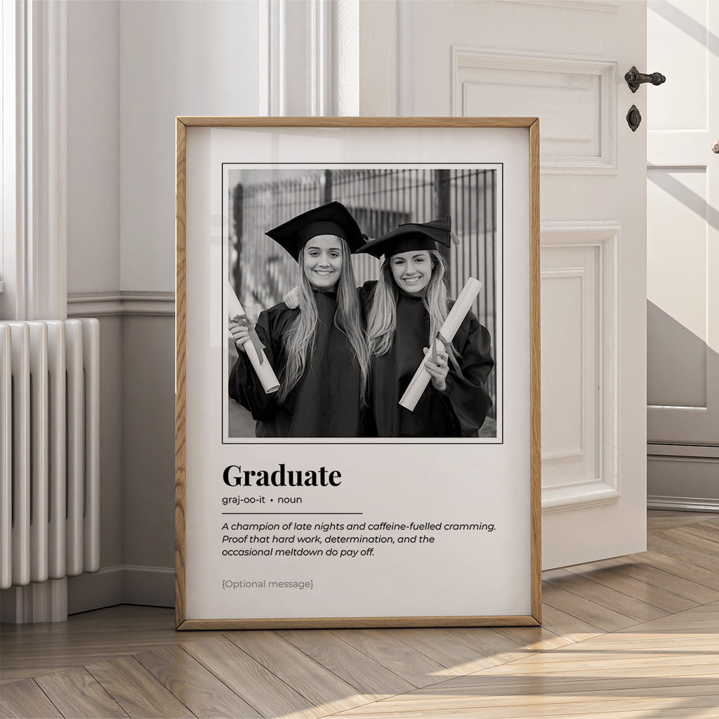 Personalised Graduate Definition Wall Art Print– HeyChimp