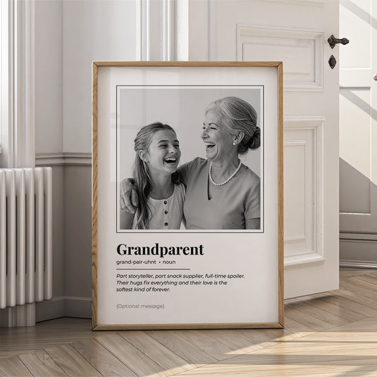 Personalised Wall Art Print for Grandparent - Definition Poster - {VARIATION}
