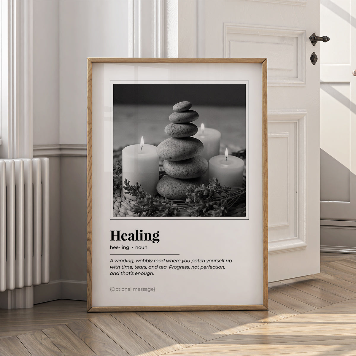 Motivational Wall Art Print - Healing Dictionary Style Definition Poster - {VARIATION}