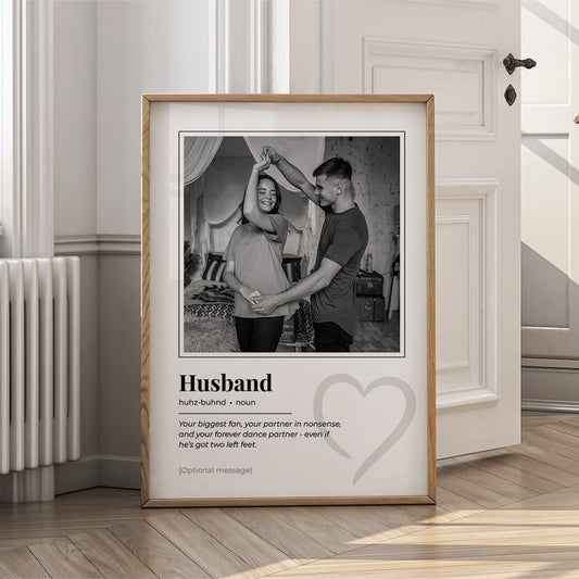 Personalised Wall Art Print for Husband - Definition Poster - {VARIATION}