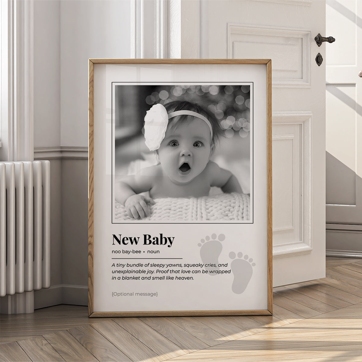 Personalised Wall Art Print for New Baby - Definition Poster - {VARIATION}