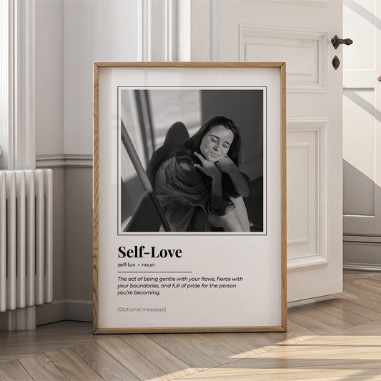 Motivational Wall Art Print - Self Love Dictionary Style Definition Poster - {VARIATION}