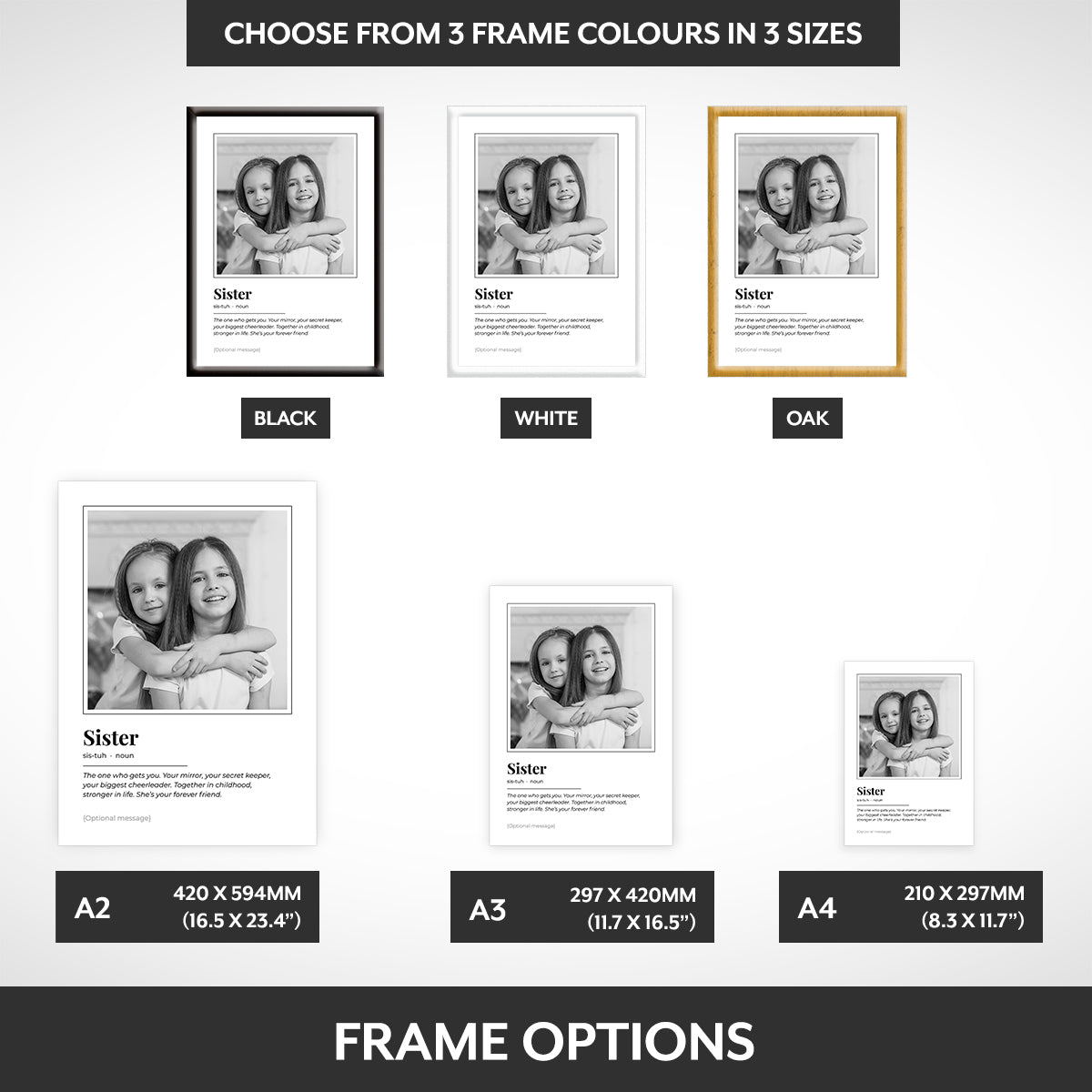 Frame options