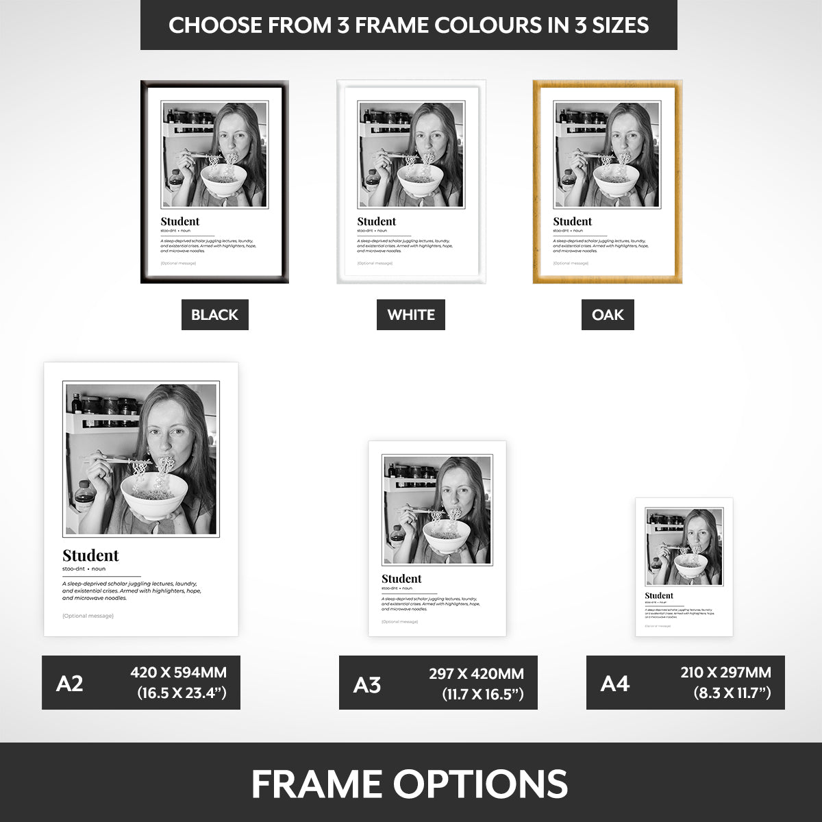 Frame options