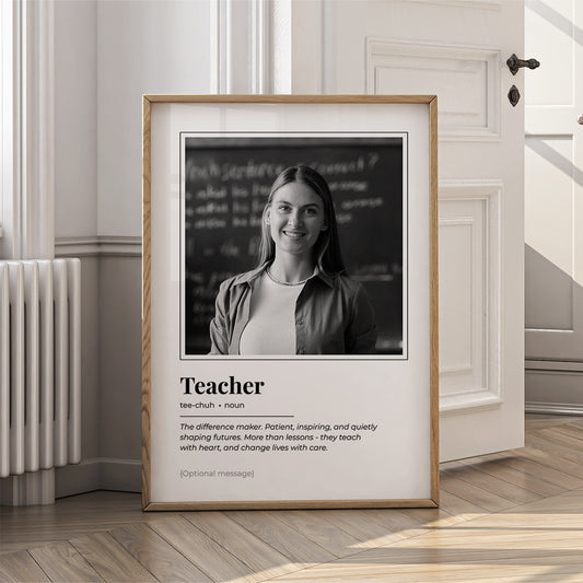 Personalised Wall Art Print for Teacher - Definition Poster - {VARIATION}
