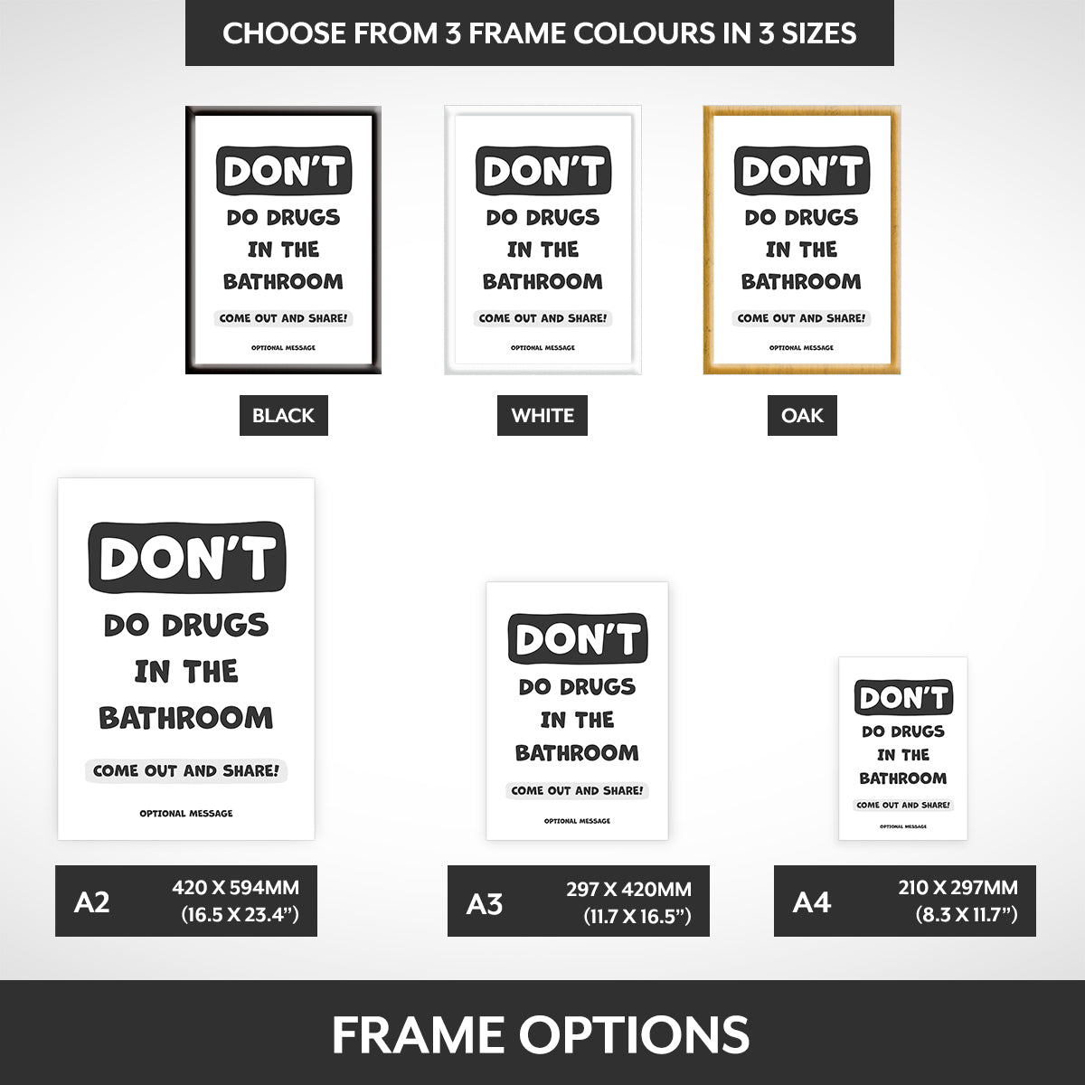 Frame options