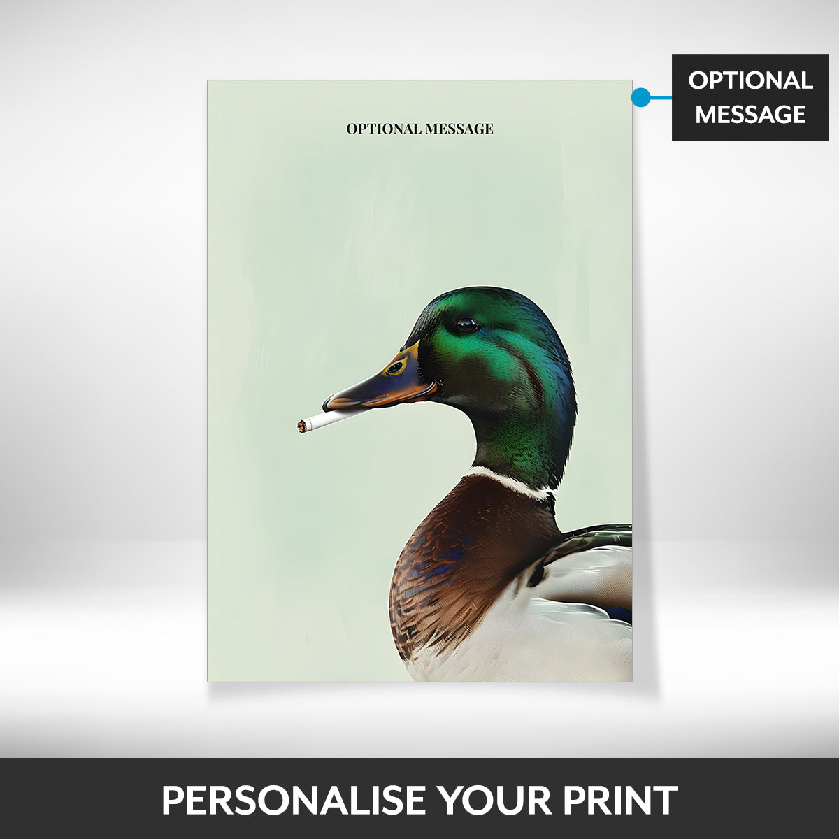 What can be personalised on this spring wall art