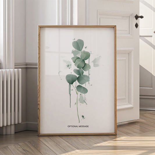 Living Room Wall Art Decor - Eucalyptus Leaves Prints (D1) - {VARIATION}