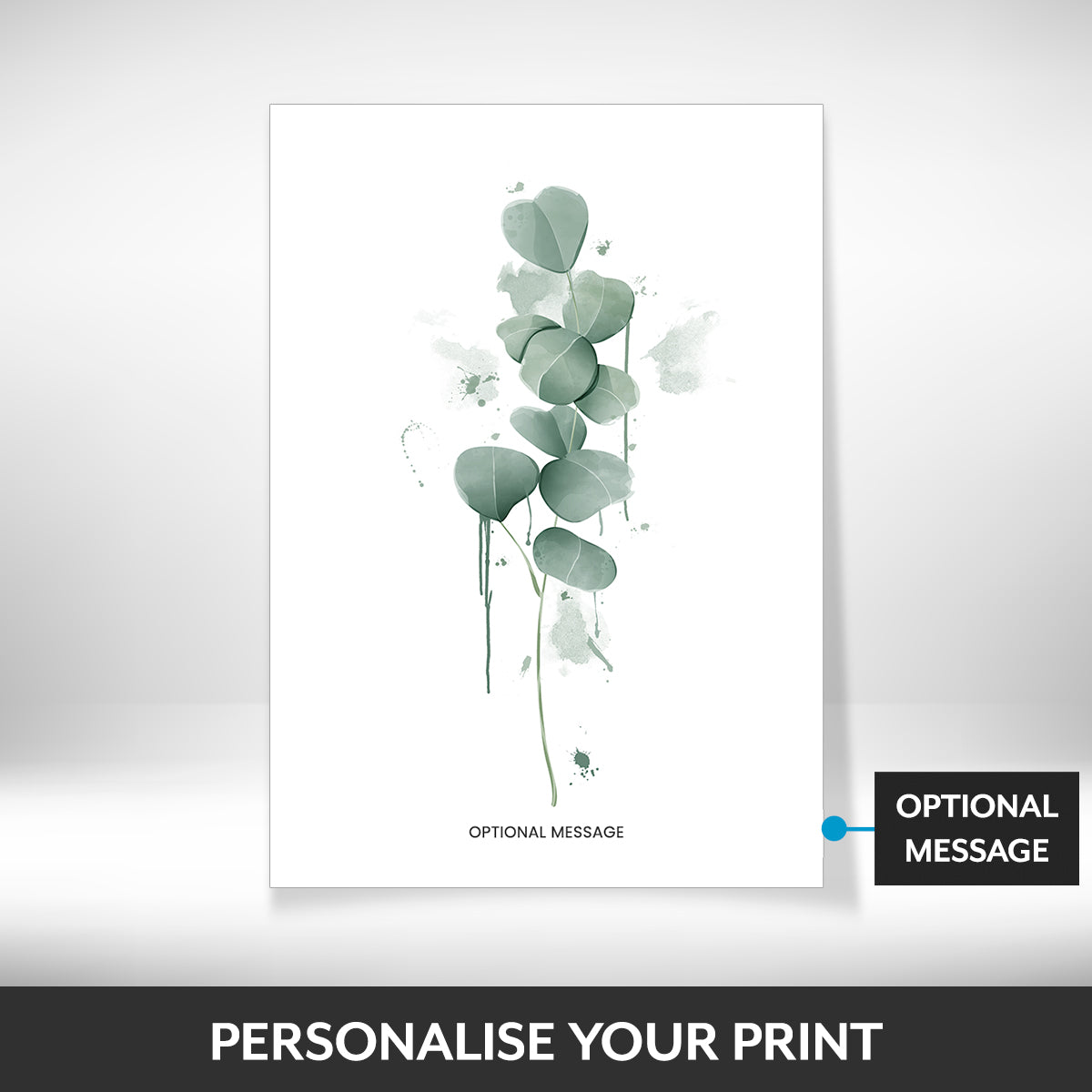 What can be personalised on this pictures for living room walls