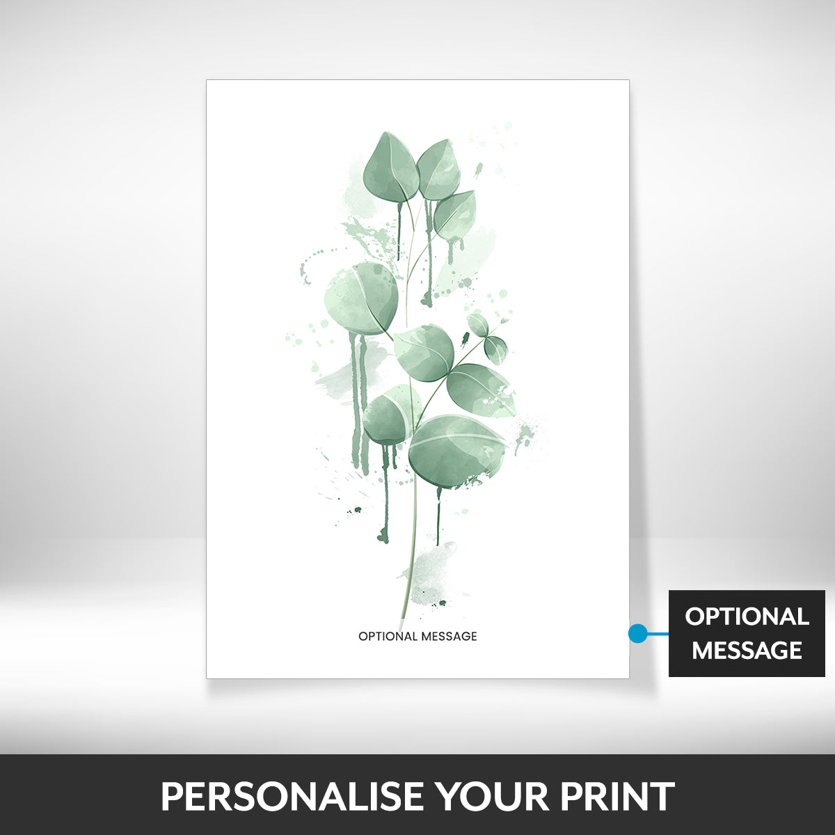 What can be personalised on this pictures for living room walls